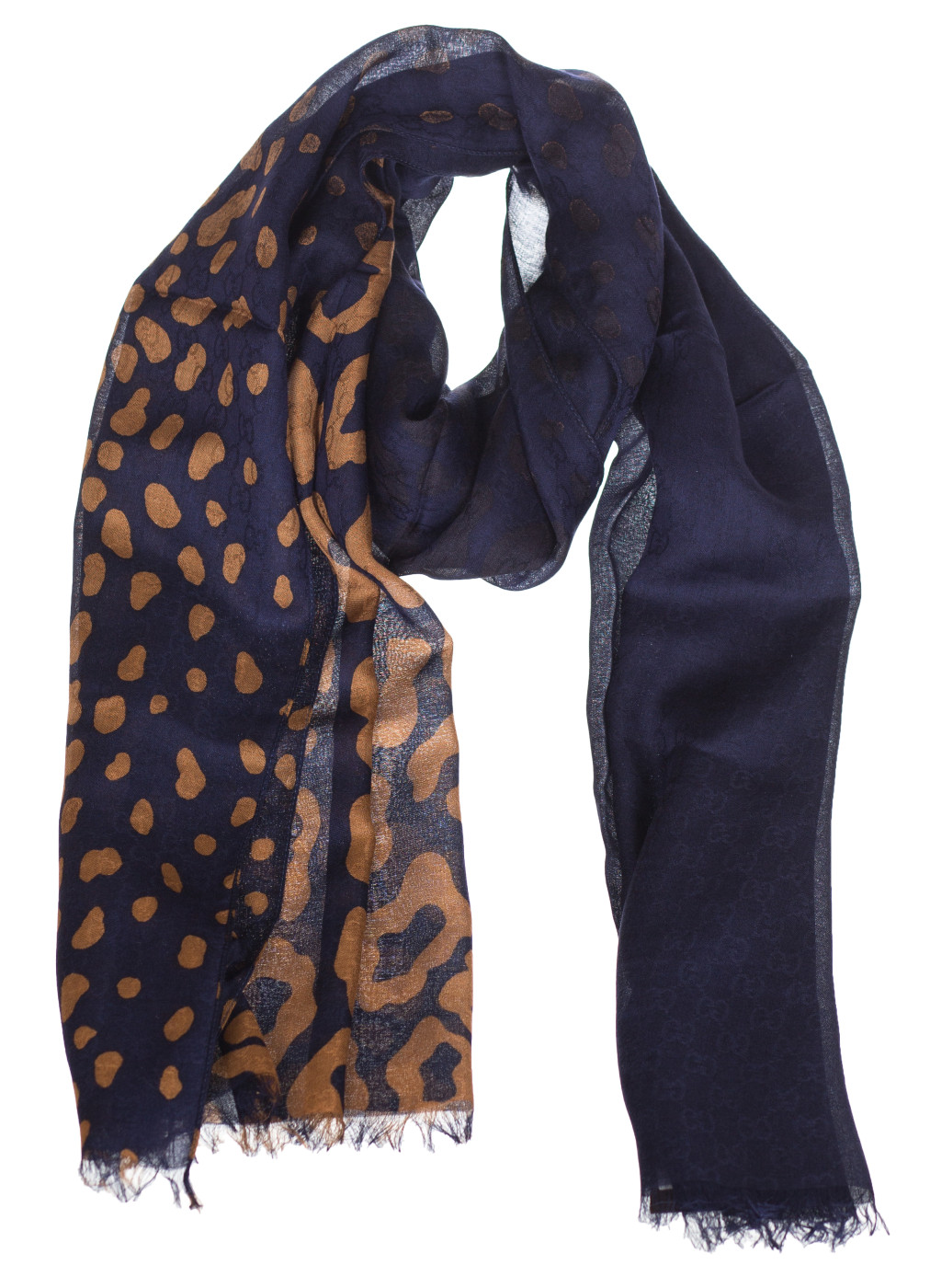 gucci scarf leopard print