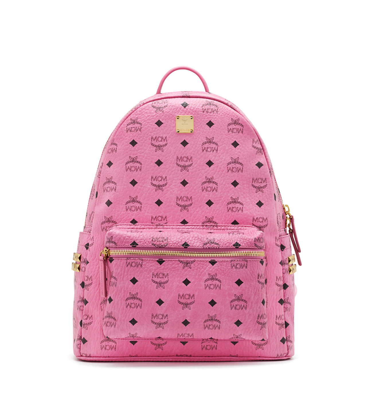 mcm pink backpack medium