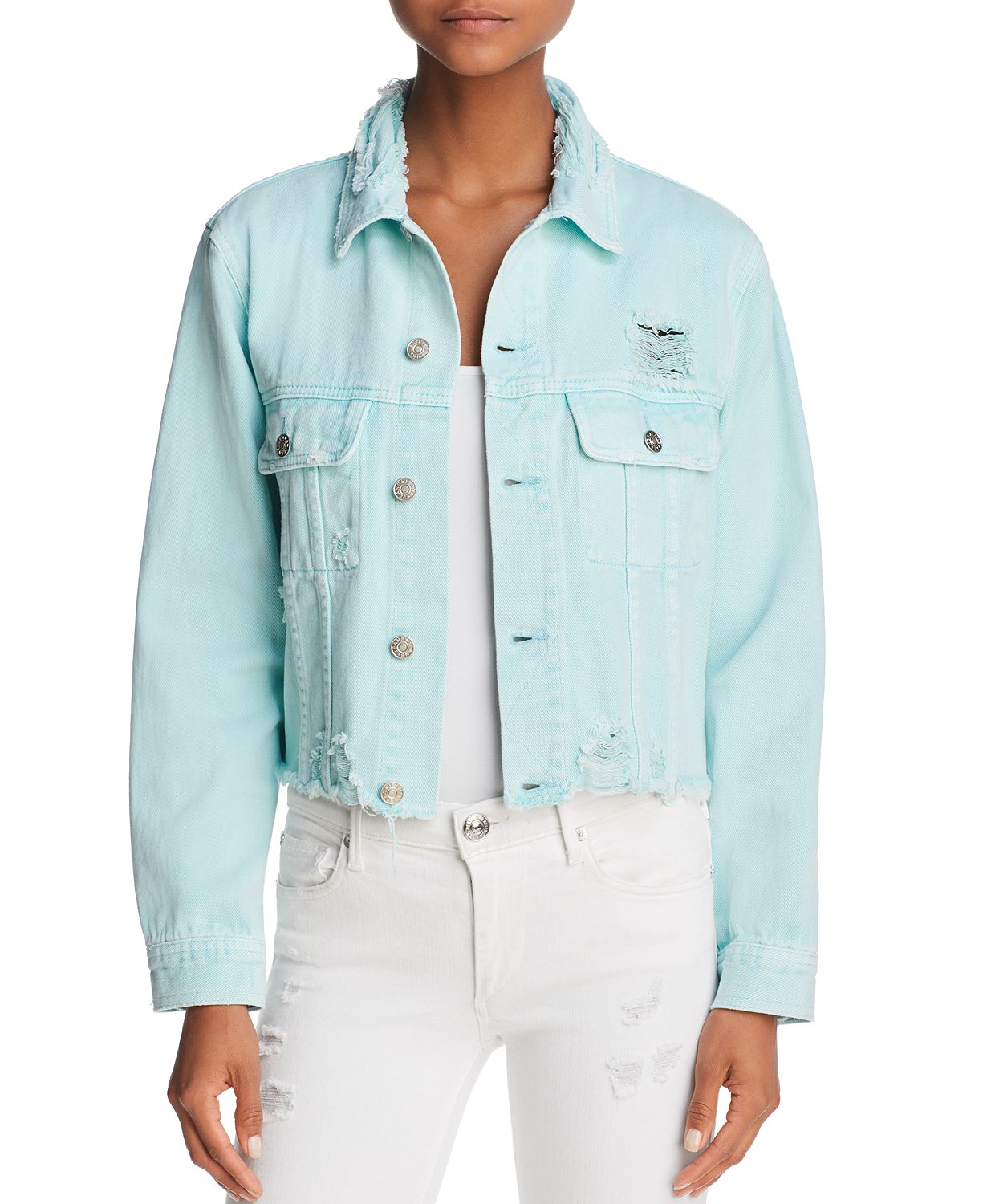 mint jean jacket