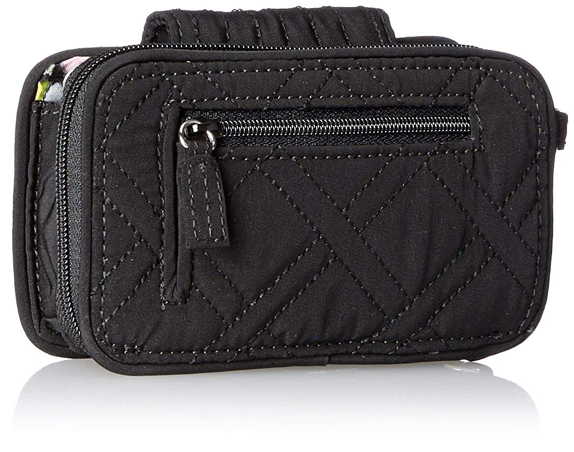 Vera Bradley Women’s Black Smartphone ZipAround Wristlet Wallet
