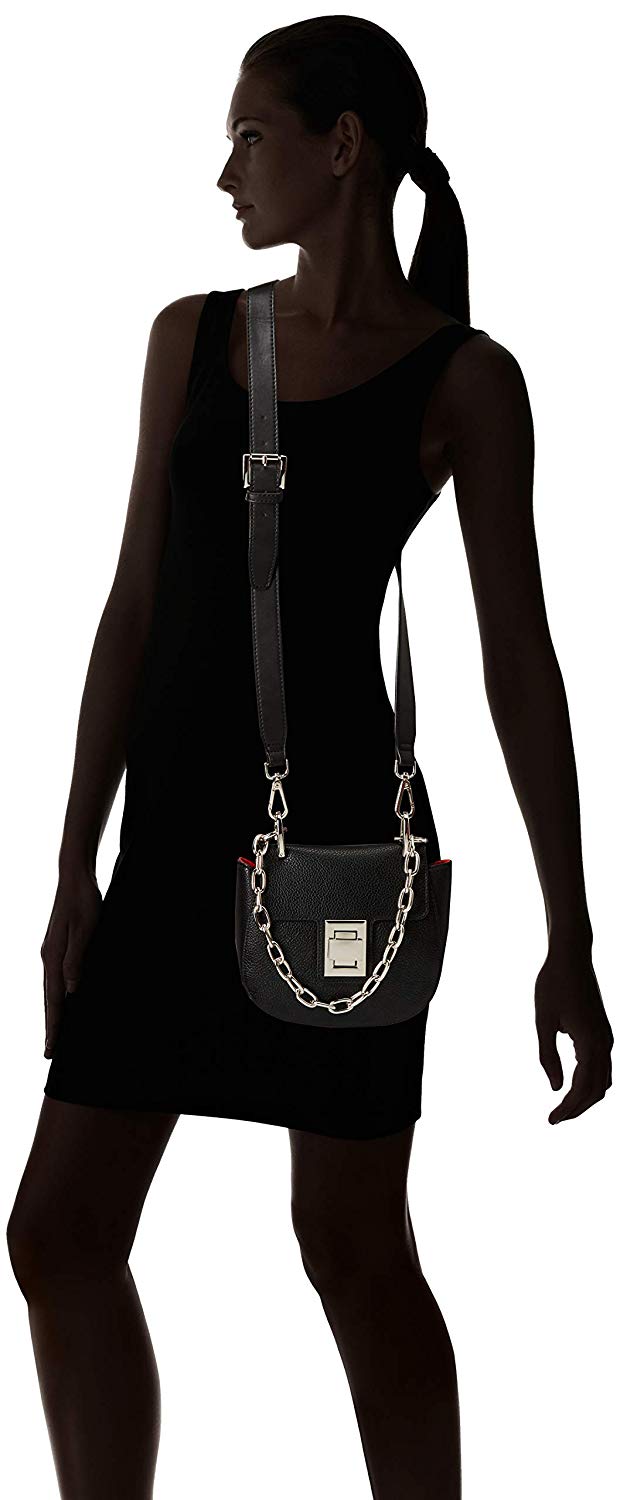 steve madden saddle faux leather crossbody bag