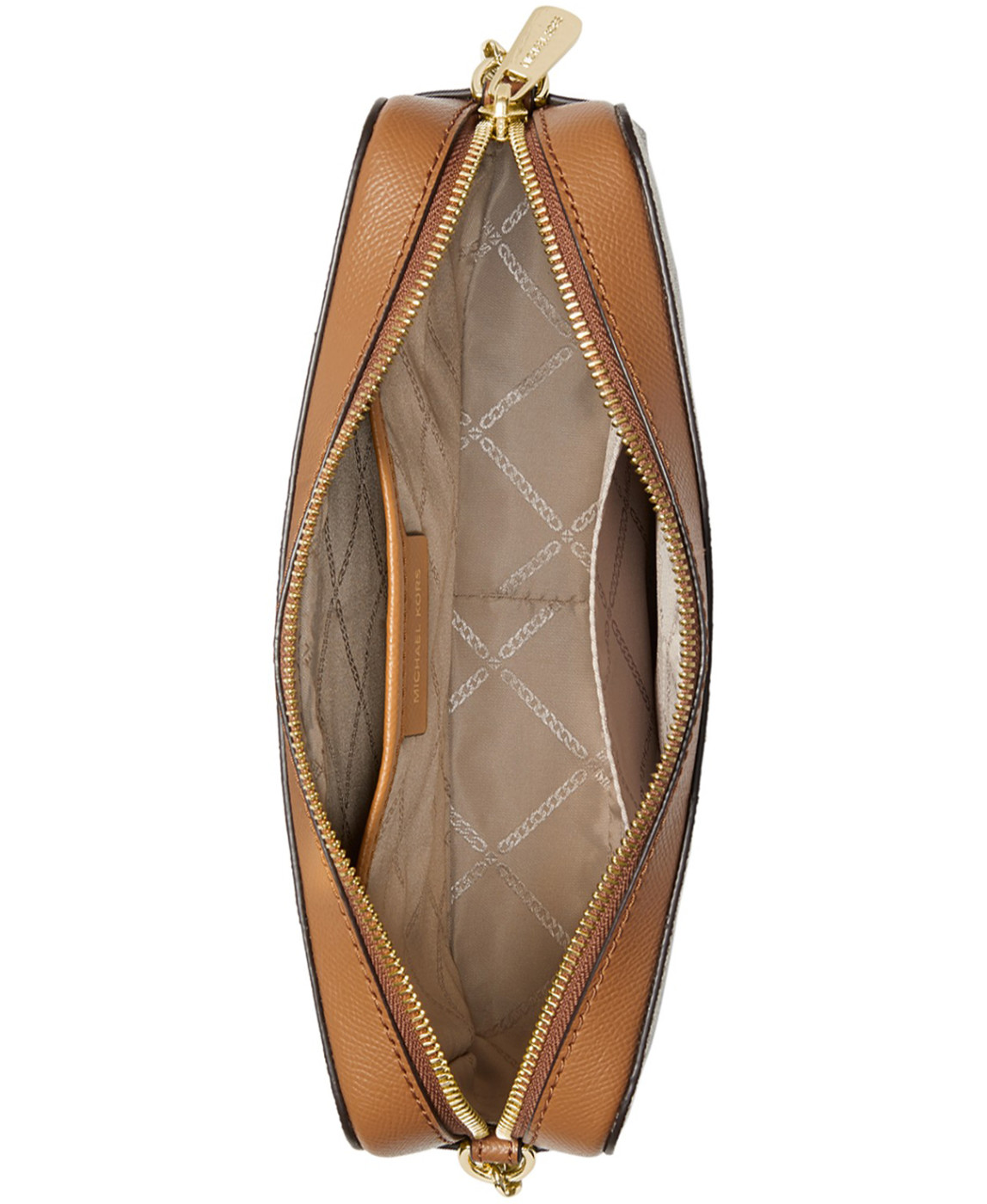 michael michael kors metallic signature east west crossbody