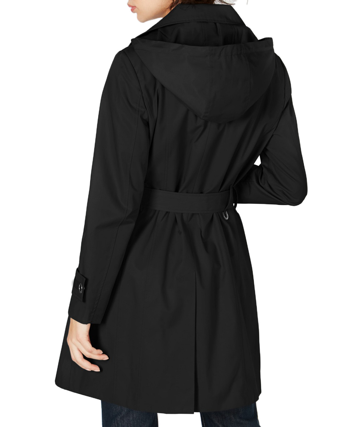 anne klein black coat